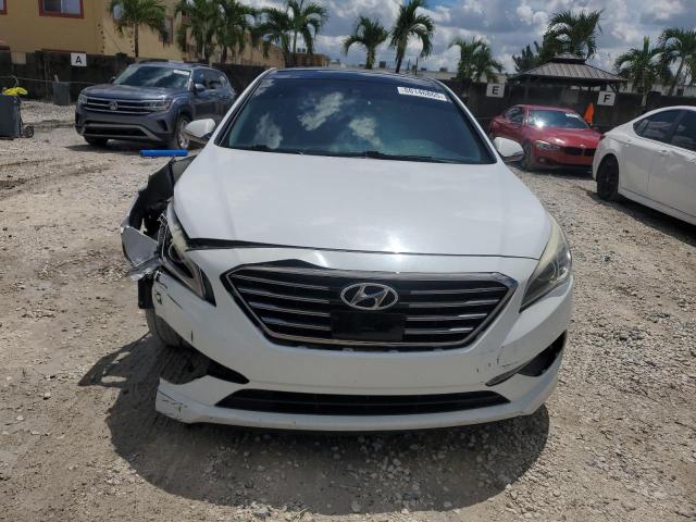 5NPE34AF4FH192106 - 2015 HYUNDAI SONATA SPORT WHITE photo 5