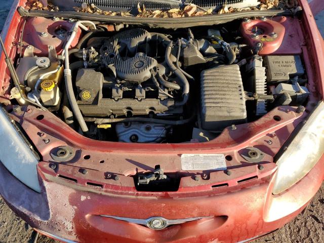 1C3EL56R92N244644 - 2002 CHRYSLER SEBRING LXI BURGUNDY photo 11