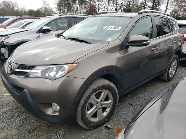 JTMRFREV4D5010909 - 2013 TOYOTA RAV4 XLE BEIGE photo 1