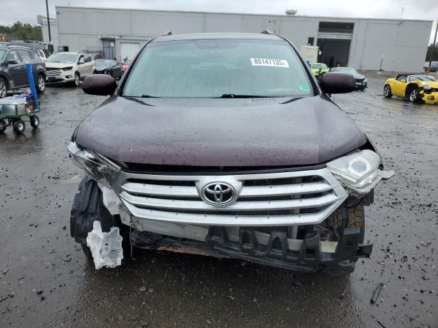 5TDBK3EHXCS116682 - 2012 TOYOTA HIGHLANDER BASE Tünd qırmızı foto 5