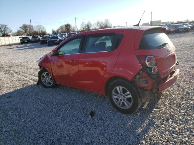 1G1JC6SH7E4195735 - 2014 CHEVROLET SONIC LT RED photo 2