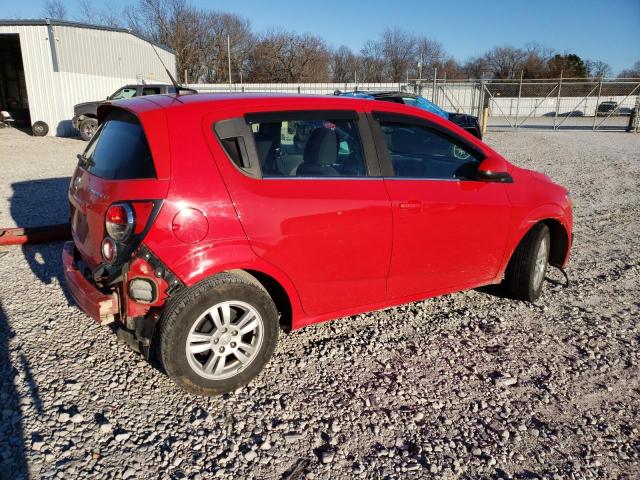 1G1JC6SH7E4195735 - 2014 CHEVROLET SONIC LT RED photo 3