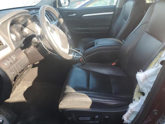 5TDJZRFH9KS987340 - 2019 TOYOTA HIGHLANDER SE BURGUNDY photo 7