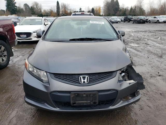 2HGFG3B56CH555617 - 2012 HONDA CIVIC LX CHARCOAL photo 5