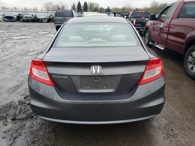 2HGFG3B56CH555617 - 2012 HONDA CIVIC LX CHARCOAL photo 6