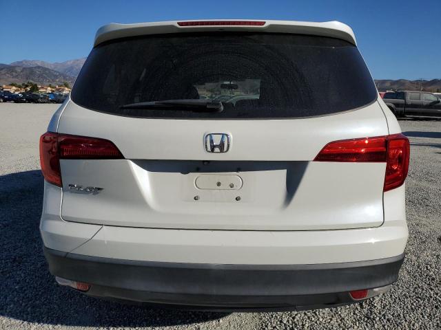 5FNYF5H38JB009304 - 2018 HONDA PILOT EX WHITE photo 6