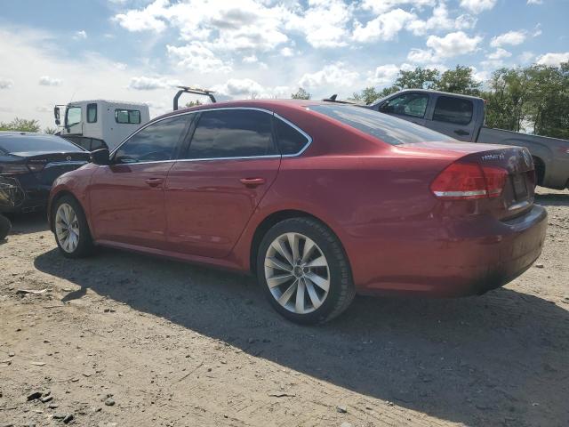 1VWBV7A39FC086215 - 2015 VOLKSWAGEN PASSAT SE 勃艮第红 照片 2