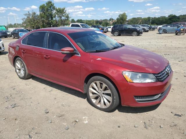 1VWBV7A39FC086215 - 2015 VOLKSWAGEN PASSAT SE 勃艮第红 照片 4