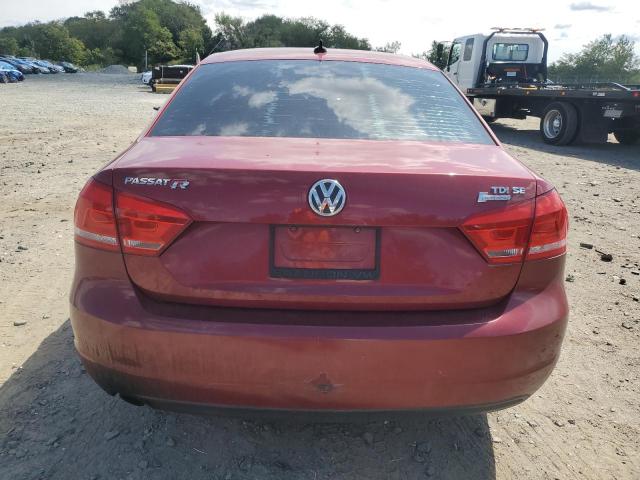 1VWBV7A39FC086215 - 2015 VOLKSWAGEN PASSAT SE 勃艮第红 照片 6