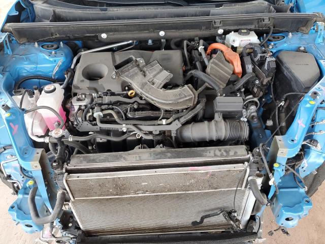 4T3LWRFV1MU018611 - 2021 TOYOTA RAV4 LE BLUE photo 12