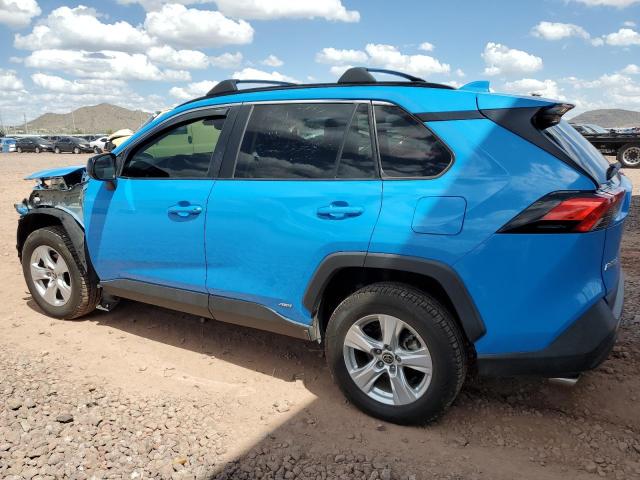 4T3LWRFV1MU018611 - 2021 TOYOTA RAV4 LE BLUE photo 2