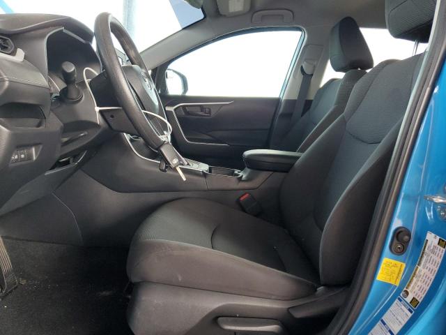 4T3LWRFV1MU018611 - 2021 TOYOTA RAV4 LE BLUE photo 7