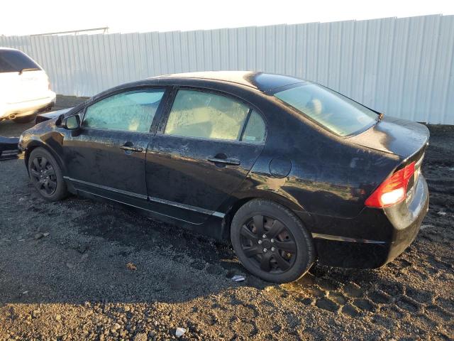 19XFA16509E050353 - 2009 HONDA CIVIC LX BLACK photo 2