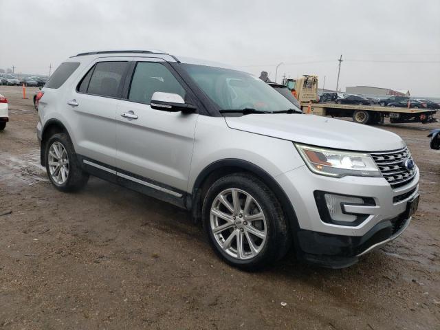 1FM5K8F83GGC90985 - 2016 FORD EXPLORER LIMITED SILVER photo 4