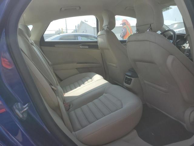3FA6P0H76ER241193 - 2014 FORD FUSION SE BLUE photo 10