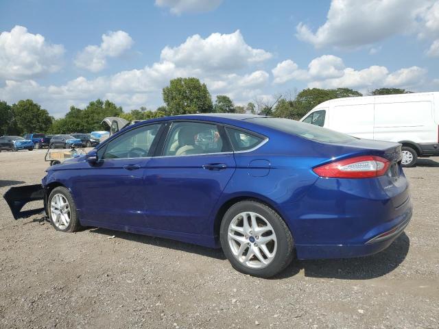 3FA6P0H76ER241193 - 2014 FORD FUSION SE BLUE photo 2