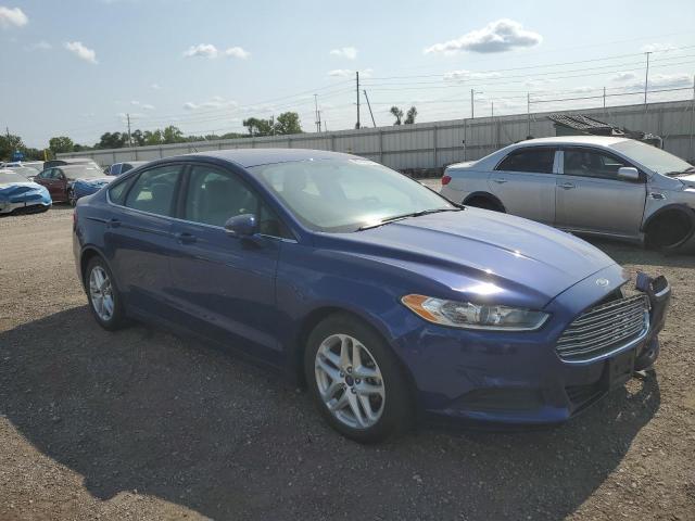 3FA6P0H76ER241193 - 2014 FORD FUSION SE BLUE photo 4