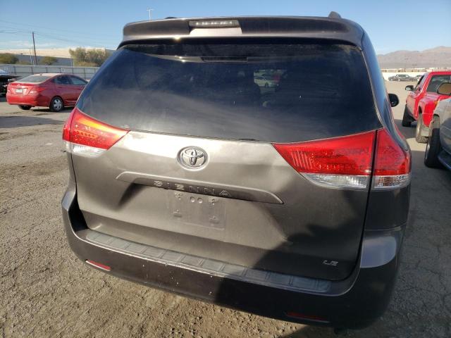 5TDKK3DC0BS132734 - 2011 TOYOTA SIENNA LE GRAY photo 6