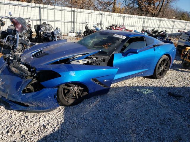 1G1YM2D79F5111354 - 2015 CHEVROLET CORVETTE STINGRAY Z51 3LT BLUE photo 1