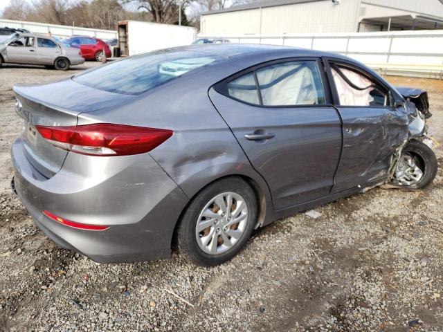 KMHD74LF5JU596362 - 2018 HYUNDAI ELANTRA SE GRAY photo 3