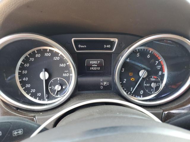 4JGDA5JB0FA509080 - 2015 MERCEDES-BENZ ML 350 SILVER photo 9