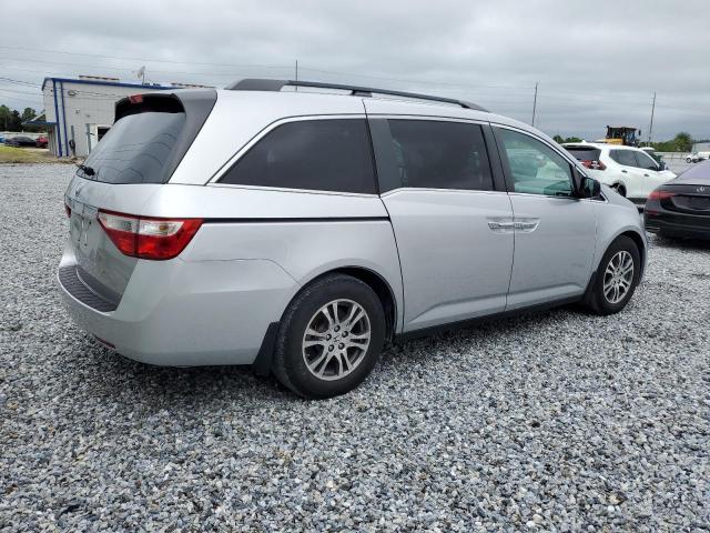 5FNRL5H63CB033147 - 2012 HONDA ODYSSEY EXL SILVER photo 3