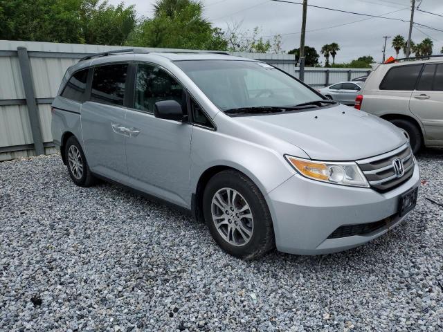 5FNRL5H63CB033147 - 2012 HONDA ODYSSEY EXL SILVER photo 4