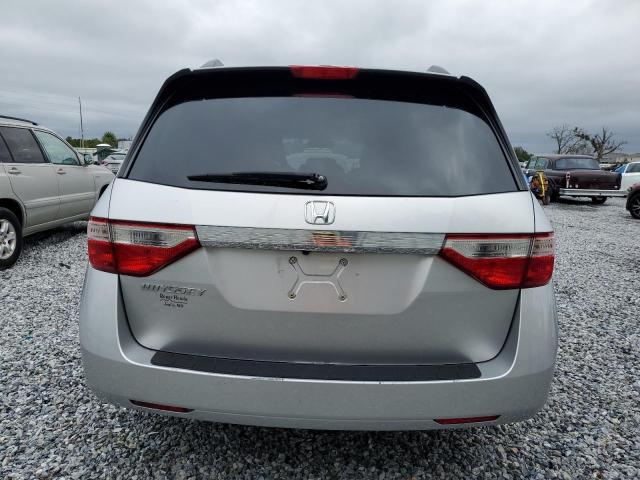 5FNRL5H63CB033147 - 2012 HONDA ODYSSEY EXL SILVER photo 6