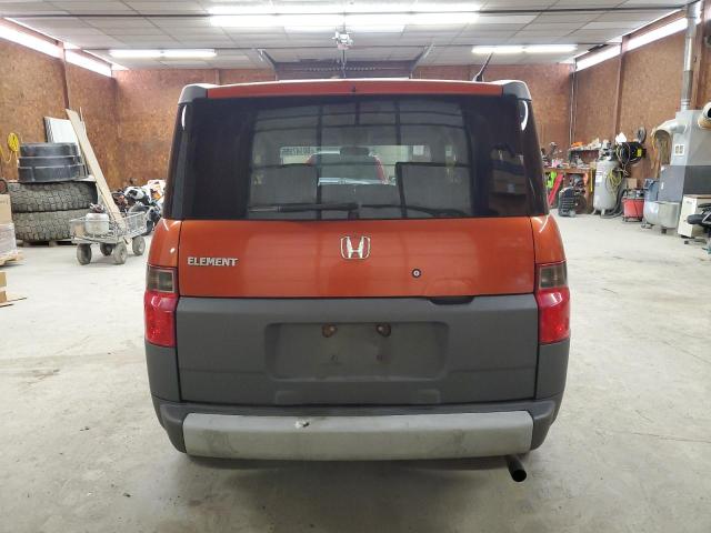 5J6YH18544L003967 - 2004 HONDA ELEMENT EX ORANGE photo 6