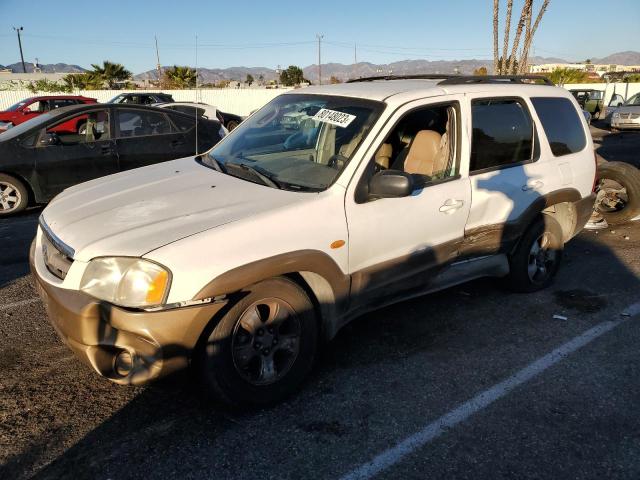 4F2YU06111KM17253 - 2001 MAZDA TRIBUTE DX WHITE photo 1