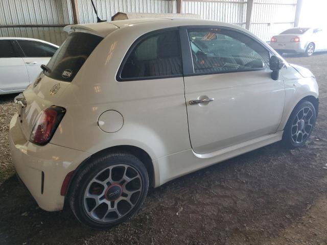 3C3CFFHH1DT747466 - 2013 FIAT 500 SPORT WHITE photo 3