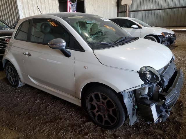 3C3CFFHH1DT747466 - 2013 FIAT 500 SPORT WHITE photo 4