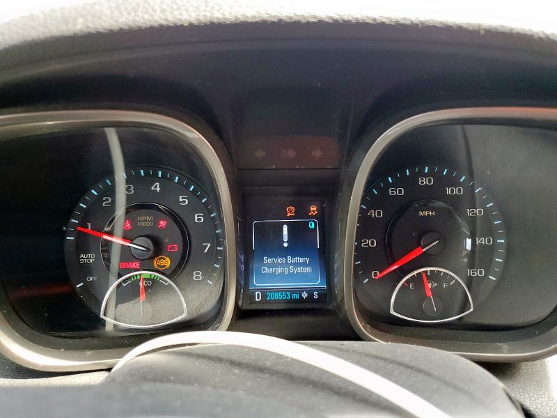 1G11D5SRXDF156821 - 2013 CHEVROLET MALIBU 1LT ვერცხლისფერი ფოტო 9