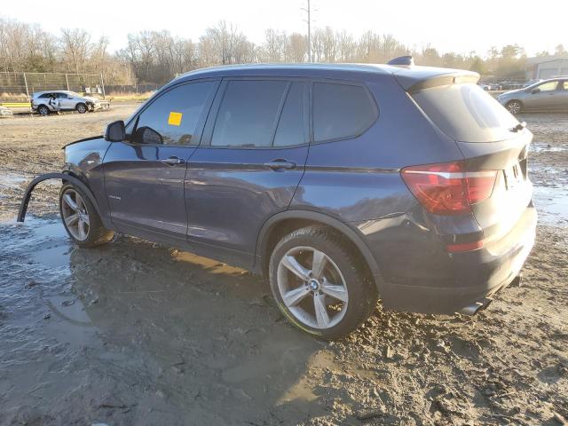 5UXWX9C56H0D98121 - 2017 BMW X3 XDRIVE28I BLUE photo 2