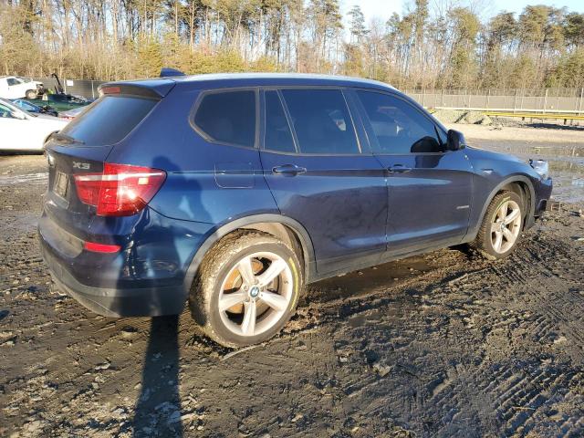 5UXWX9C56H0D98121 - 2017 BMW X3 XDRIVE28I BLUE photo 3