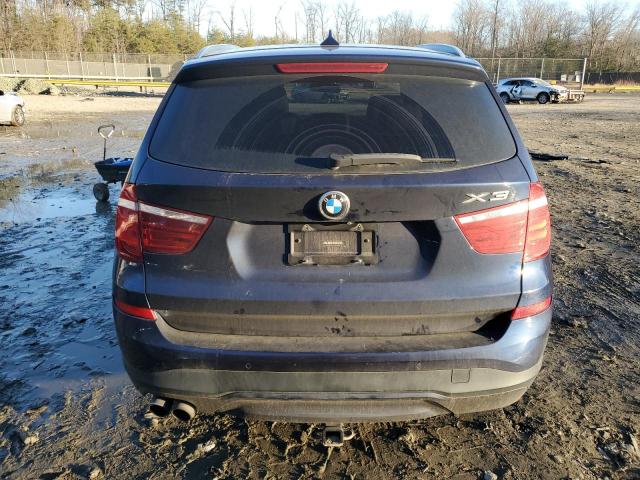 5UXWX9C56H0D98121 - 2017 BMW X3 XDRIVE28I BLUE photo 6