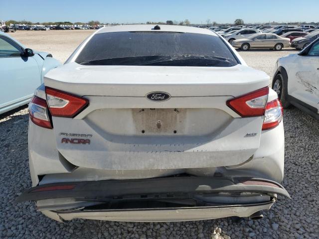 3FA6P0H72FR100123 - 2015 FORD FUSION SE WHITE photo 6