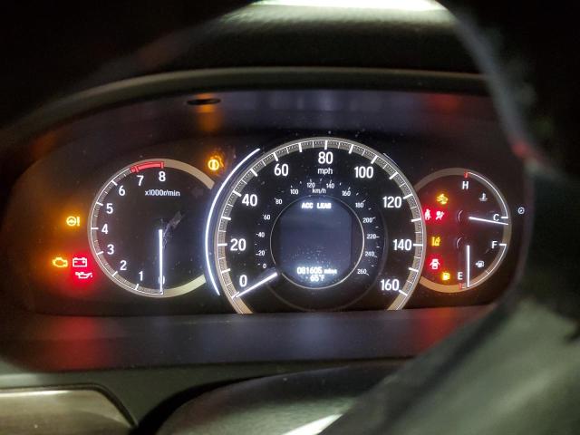 1HGCR3F07GA034759 - 2016 HONDA ACCORD EXL SILVER photo 9