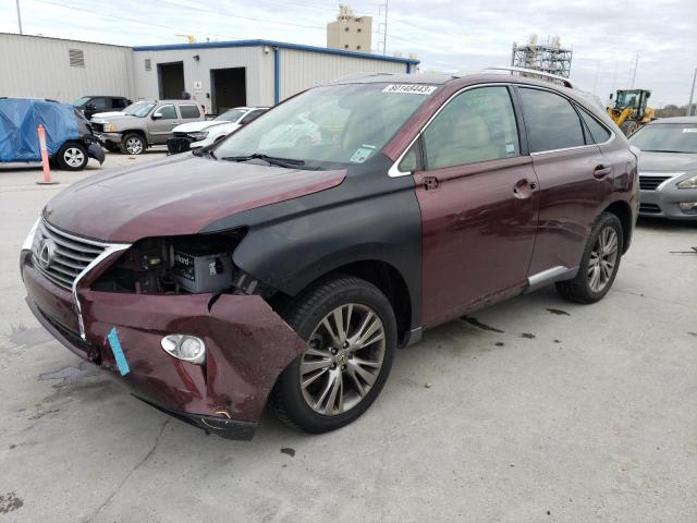 JTJZK1BA9E2011603 - 2014 LEXUS RX 350 BURGUNDY photo 1