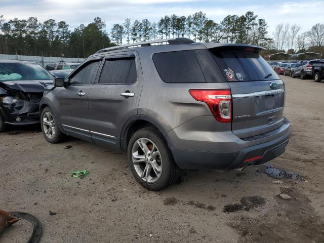 1FMHK7F84CGA46649 - 2012 FORD EXPLORER LIMITED GRAY photo 2