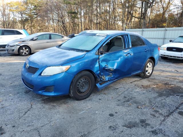 2T1BU4EE9AC526966 - 2010 TOYOTA COROLLA BASE BLUE photo 1