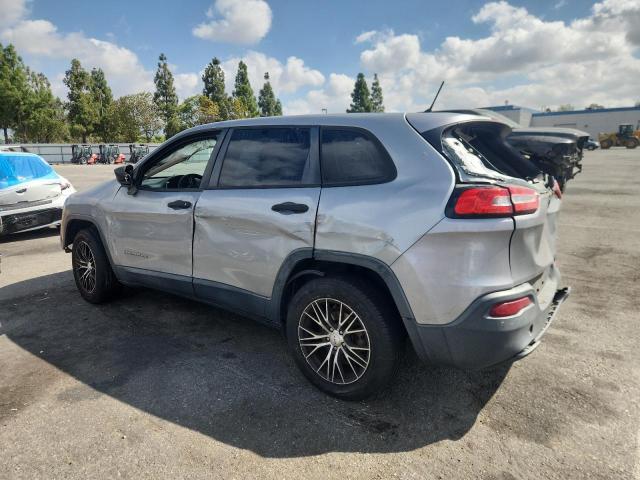 1C4PJLAB3GW258095 - 2016 JEEP CHEROKEE SPORT SILVER photo 2
