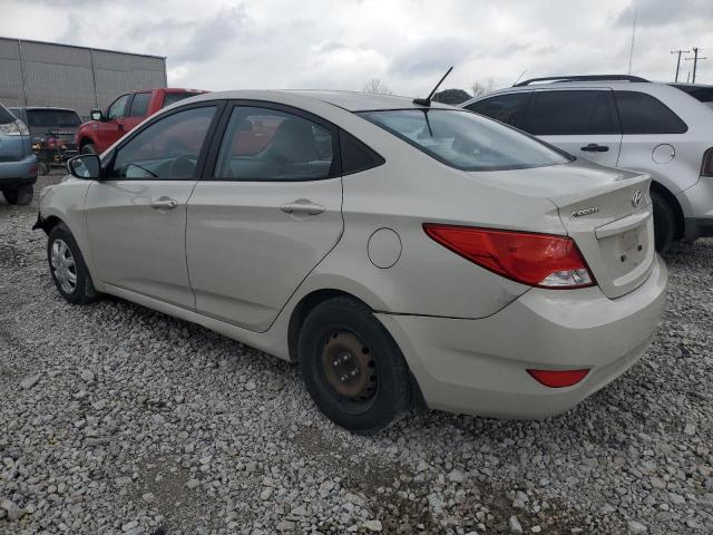 KMHCT4AE3FU925620 - 2015 HYUNDAI ACCENT GLS BEIGE photo 2