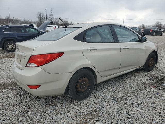 KMHCT4AE3FU925620 - 2015 HYUNDAI ACCENT GLS BEIGE photo 3