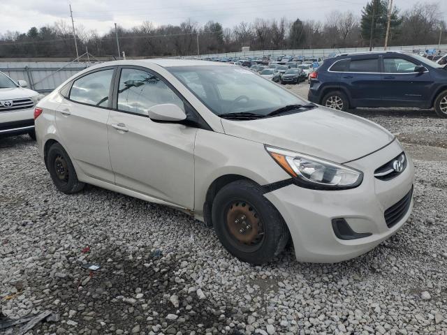 KMHCT4AE3FU925620 - 2015 HYUNDAI ACCENT GLS BEIGE photo 4