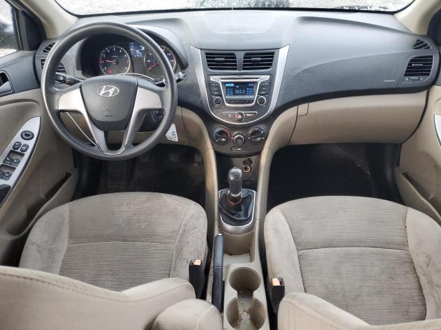 KMHCT4AE3FU925620 - 2015 HYUNDAI ACCENT GLS BEIGE photo 8