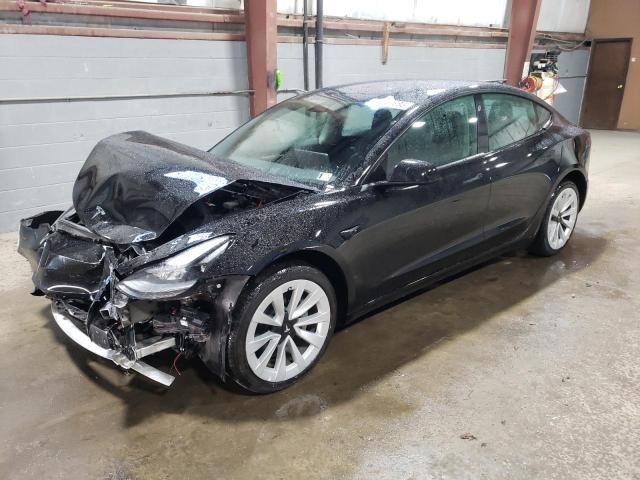 5YJ3E1EA1PF451276 - 2023 TESLA MODEL 3 BLACK photo 1