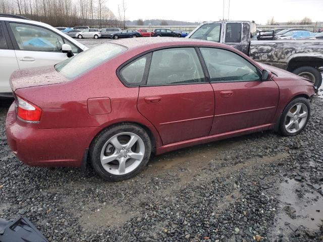 4S3BL626097224877 - 2009 SUBARU LEGACY 2.5I LIMITED RED photo 3