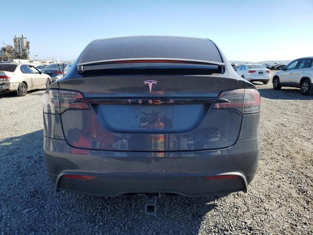 7SAXCAE57NF343626 - 2022 TESLA MODEL X CHARCOAL photo 6