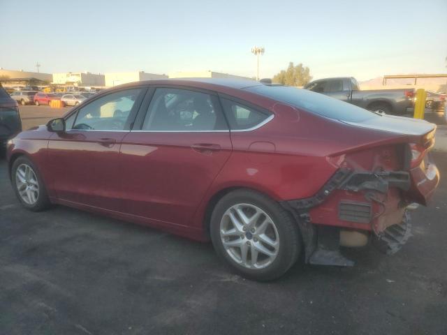 3FA6P0H75GR122960 - 2016 FORD FUSION SE RED photo 2